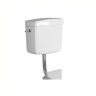 Бачок SIMAS LONDRA Настенный на средней трубе с боковой ручкой смыва в комплекте с механизмом слива цвет белый хром LO912/D11CR