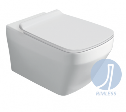 Унитаз SIMAS BADEN BADEN подвесной безободковый цвет белый матовый BB18/F85.BM