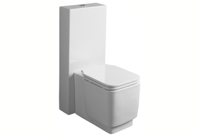 Бачок SIMAS напольный моноблок цвет белый CT09/D20