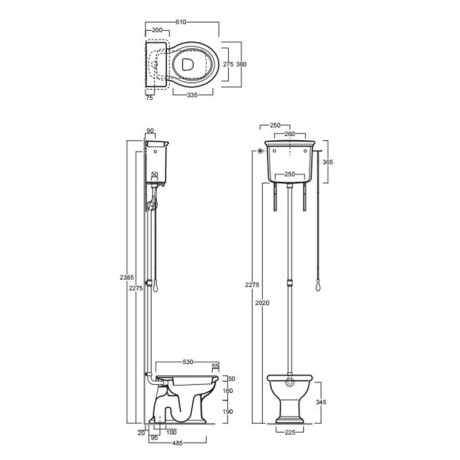 Унитаз SIMAS LANTE напольный приставной или к бачку с вертикальным сливом цвет белый LA01