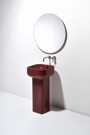 Колонна SIMAS BALLOON напольная цвет белый CN400 слив в стену