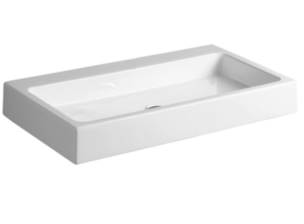 Раковина SIMAS FROZEN накладная для установки на консоль без отверстий в центре цвет белый U90.0