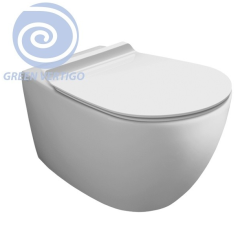 Унитаз SIMAS VIGNONI подвесной безободковый с вихревым смывом цвет белый VI18VERT/F85