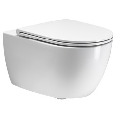 Унитаз SIMAS TREVI подвесной безободковый цвет белый TR18/F85