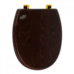 Сиденье с крышкой SIMAS ARCADE цвет орех золото AR005OR