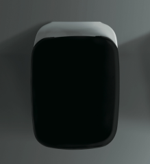 АКЦИЯ КОМПЛЕКТ Унитаз SIMAS EVOLUTION подвесной цвет белый с сиденьем с крышкой с микролифтом цвет черный EVO18/F85+EVO004NERO