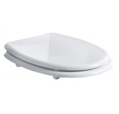 Сиденье с крышкой SIMAS ARCADE с микролифтом цвет белый золото AR007OR