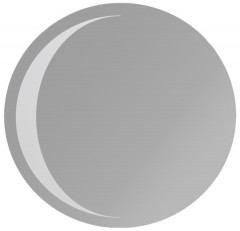 Зеркало SIMAS HENGES настенное с подсветкой MEZZALUNA HES04