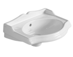 Раковина SIMAS ARCADE подвесная без отверстий со спинкой цвет белый AR035