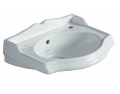 Раковина SIMAS ARCADE подвесная с одним отверстием справа со спинкой цвет белый AR035DX