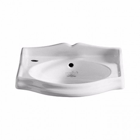 Раковина SIMAS ARCADE подвесная с одним отверстием слева со спинкой цвет белый AR035SX