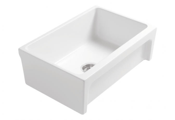Кухонная мойка SIMAS LAVABI накладная без отверстий цвет белый Q500