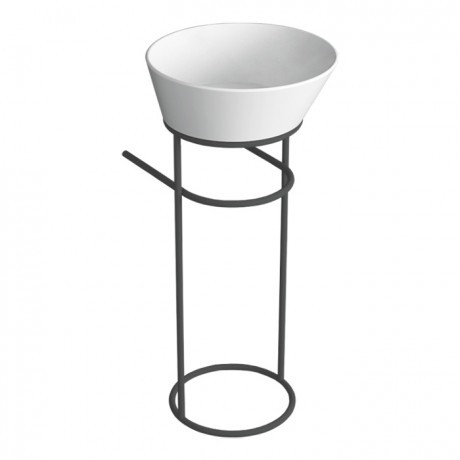 Металлическая структура SIMAS WAVE напольная цвет черный матовый WASA01