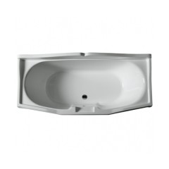 Ванна SIMAS прямоугольная 180х80см без гидромассажа, (без каркаса и слива-перелива), цвет белый