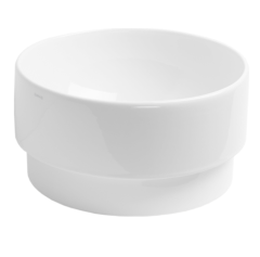 Раковина SIMAS PO-MO накладная или полувстраиваемая сверху без отверстий цвет белый PO01