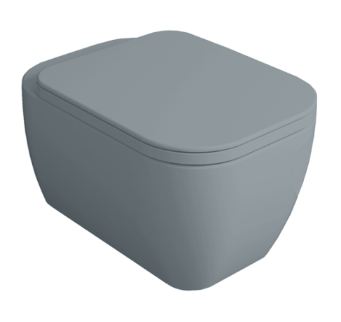 Унитаз SIMAS HENGES подвесной Безободковый цвет цемент матовый HE18/F85.CM