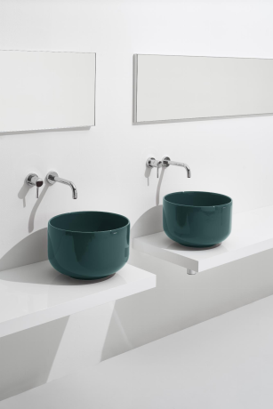 Раковина SIMAS BALLOON накладная без отверстий цвет белый BA02