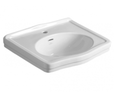 Раковина SIMAS LONDRA подвесная на пьедестал с одним отверстием цвет белый LO914