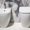 Унитаз SIMAS JUNIPER напольный приставной безободковый цвет белый JU01