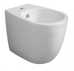 Биде SIMAS VIGNONI Напольное приставное с одним отверстием цвет белый VI04