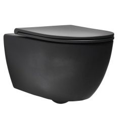 Унитаз SIMAS TREVI подвесной безободковый цвет черный матовый TR18/F85.NM