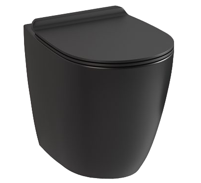 Унитаз SIMAS VIGNONI напольный приставной безободковый цвет черный VI01.NE