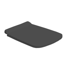 Сиденье с крышкой SIMAS BADEN BADEN с микролифтом быстросъемное цвет черный матовый петли хром BB004.NM