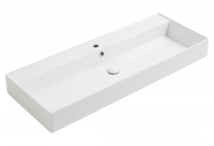 Раковина SIMAS AGILE подвесная или накладная с одним отверстием цвет белый AG121