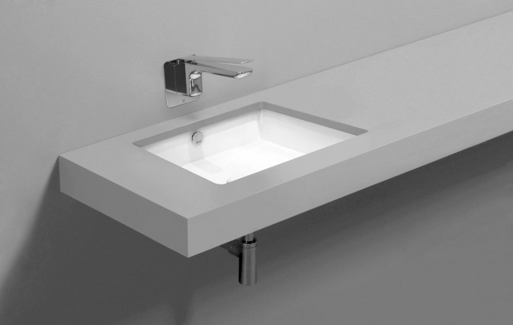 Раковина SIMAS AGILE под столешницу без отверстий цвет белый S59