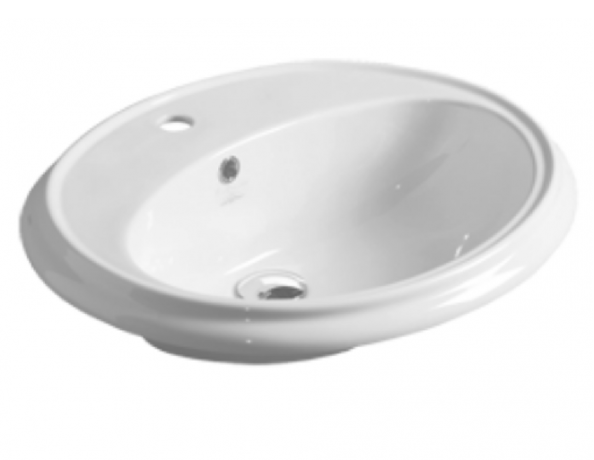 Раковина SIMAS ARCADE встраиваемая сверху с одним отверстием цвет белый AR859