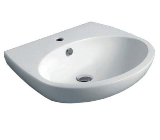 Раковина SIMAS BORMIO подвесная с одним отверстием цвет белый BR10