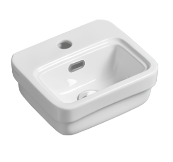 Раковина SIMAS EVOLUTION подвесная с одним отверстием цвет белый EVO13