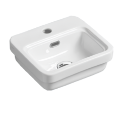 Раковина SIMAS EVOLUTION подвесная с одним отверстием цвет белый EVO14